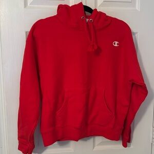 Champion Hoodie Size L Color Red White